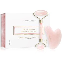 KORIKA Tools Face Roller & Gua Sha valjak za masažu za lice i pomagalo za masažu Quartz Pink Cijene