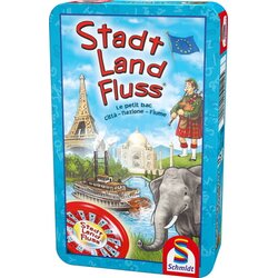 Schmidt Spiele Mesto, država, reka - v kovinski škatli Cene