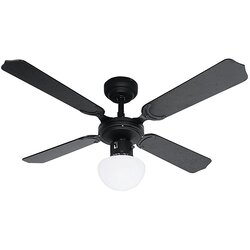 PROKLIMA Stropni ventilator Proklima Bungonia (60 W, Ø 105 cm, črne barve) Cene
