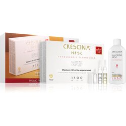 Crescina Transdermic 1300 Re-Growth and Anti-Hair Loss tretman rasta kose protiv ispadanja kose za muškarce výhodné balení Cene