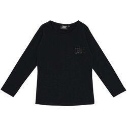 Leone 1947 Majice z dolgimi rokavi Girl T-Shirt Long Sleeves Allover Print Black Girl Črna Cene