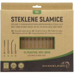 Chameleon Steklene slamice 16 slamic, 9 mm Cene