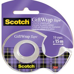 3m Lepilni trak za zavijanje daril na držalu Scotch, 19 x 16,5 mm Cene