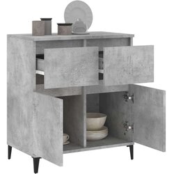  Komoda siva boja betona 60x35x70 cm od konstruiranog drva Cijene