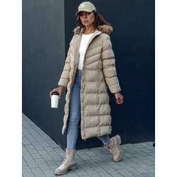 DStreet Płaszcz zimowy damski LUXWARM beżowy Cene