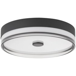 Nova Luce Mat črna jeklena LED zatemnitvena stropna svetilka Helios – Cene