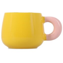 ONA Rumena skodelica iz porcelana new bone china 470 ml Coco – Cene
