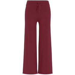 Deha Lahkotne hlače & Harem hlače Wide Leg Knitted Rdeča Cene