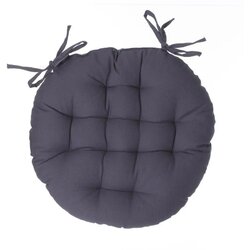 Atmosphera Jastuk za stolicu okrugli tamno sivi 38x38 cm Cijene
