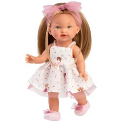 Llorens Llorens: Valeria 28 cm lutka v vzorčastem krilu Cene