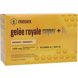 Medex Gelée royale super + vit.d Cene