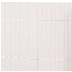 vidaXL dvostrana Vrtna Ograda 90x500 cm Bijela Cijene