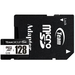 Team MicroSD UHS-I U1 C10 Memory Card 128GB Cene