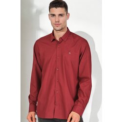 Dewberry G925 MEN'S SHIRT-BURGUNDY Cijene