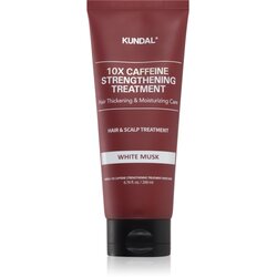 KUNDAL Caffeine 10X White Musk njega za učvršćivanje za lomljivu i iscrpljenu kosu 200 ml Cijene