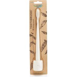 Natural Family CO. Bio Toothbrush & Stand - Ivory Desert Cene