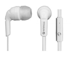  Slušalice sa mikrofonom TITANUM, In-Ear, white,... Cijene