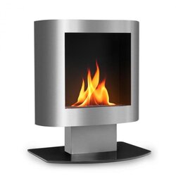 OneConcept Phantasma Tower, kamin na etanol, varnostni gorilnik, gasilni aparat, nerjaveče jeklo Cene