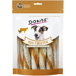 Dokas žvečilni zvitki - Goveja koža, vampi & piščančja prsa 200 g Cene