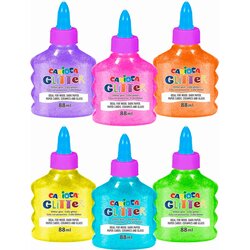 Carioca Glitter Glue 88 ml - Neon Cene