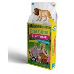 Odeon kids Edukativne karte piši-briši životinje+marker Cene