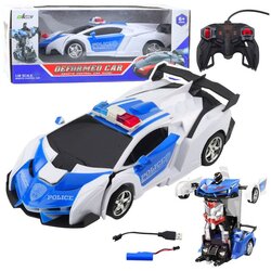  Auto robot 2u1 policijski automobil na daljinsko upravljanje RC 1:18 Cijene
