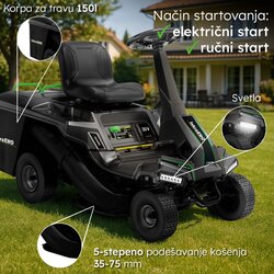 Iskra traktorska kosilica za travu 224 cm3 IE-TM224-610 Cene