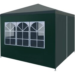 vidaXL šator za zabave 3 x 3 m zeleni Cijene