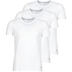 Polo Ralph Lauren Majice s kratkimi rokavi CREW NECK X3 Bela Cene