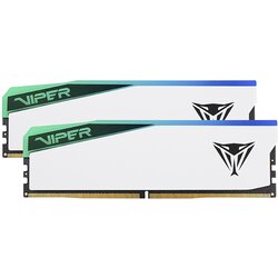Patriot viper elite 5 rgb kit 32GB (2x16GB) DDR5-6200 dimm PC5-49600 CL42, 1.35V, (20918362) Cene