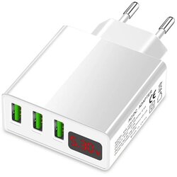 Eaxus USB-Charger polnilnik za mobilne telefone s funkcijo za hitro polnjenje USB bela, (20432732) Cene