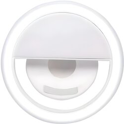 Selfie svjetlo Clip-On - Bijela KP37827 Cene