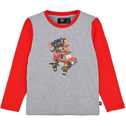 Lego city majica dugih rukava, melirano siva Cene