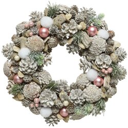 Decoris Novogodišnji dekorativni venac 34cm Cene