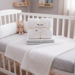 Ready Bebi Prekrivač Vafl - Beli Cene
