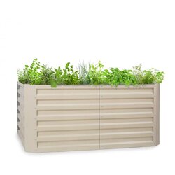Blumfeldt Blum High Grow Straight, visoka greda, 120 x 60 x 60 cm, 432 l, jeklo Cene