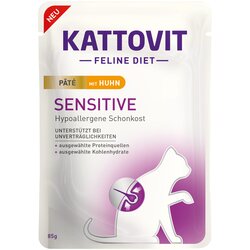 Kattovit Sensitive Paté 10 x 85 g - s piščancem Cene