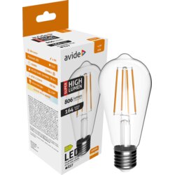 Avide Žarulja, LED 4.9W, E27, 4000K, 230V AC, bijela svjetlost - Filament ST58 4.9W E27 Cene