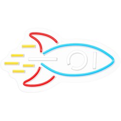Neolia Dekorativna neon LED rasveta ROCKET ( RTV100474 ) Cene
