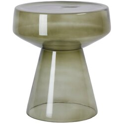 Light & Living Steklena okrogla stranska mizica ø 37 cm Dakwa – Cene