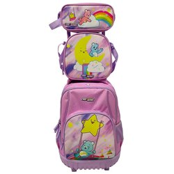 CYP BRANDS Set Trolley + portatodo + bolsa portameriendas Osos Amorosos Cene