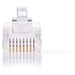 RJ45 mrezni konektori muski prozirni 10kom NEDIS Cene