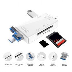  Citac kartica USB JWD 6u1 OTG beli Cene