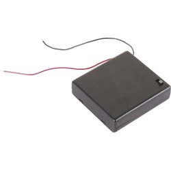 Velleman BH341BSAA nosilec baterij 4x Mignon (AA) kabel (D x Š x V) 70 x 65 x 19 mm, (20635773) Cene