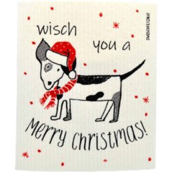 OWOSCHFETZN Spužvasta krpa "Merry Christmas" - Lucky Dog Cene