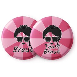 Spielehelden Značke Braut Vintage roze Zbogom slobodi 12 znački 5,6 cm ekstra velike Djevojke za oproštaj od slobode Cijene