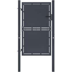 vidaXL Vrtna vrata čelična 100 x 175 cm antracit Cijene