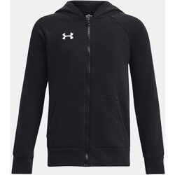 Under Armour Hoodie UA Rival Fleece FZ Hoodie-BLK - Boys Cene