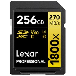 Lexar 1800x SDXC 256 GB V60 270/180 MB/s profesionalna memorijska kartica Cene