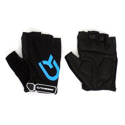 Tour de France rukavice crosser CR-6028 short finger l black/blue Cene